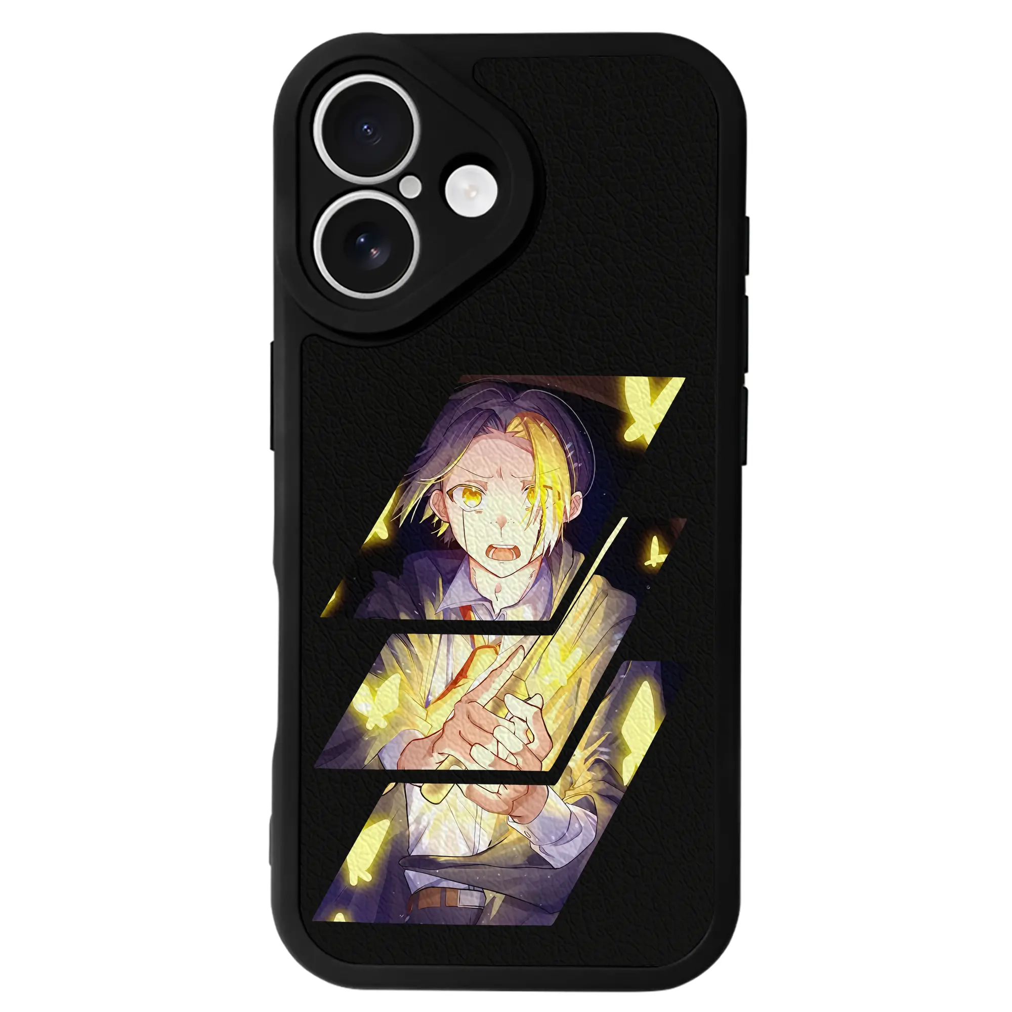 マッシュル グッズ,フィン・エイムズ - IPhone 16シリーズ対応 ・ シリコンスマホケース ・ レザー調 ・ 高精度フィット ・ 耐衝撃 ・ ワイヤレス充電対応 ・ 精密カット